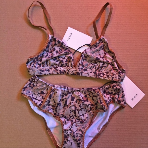 Spell 1985 Honeycomb Set Bralette & Panty - Picture 4 of 7